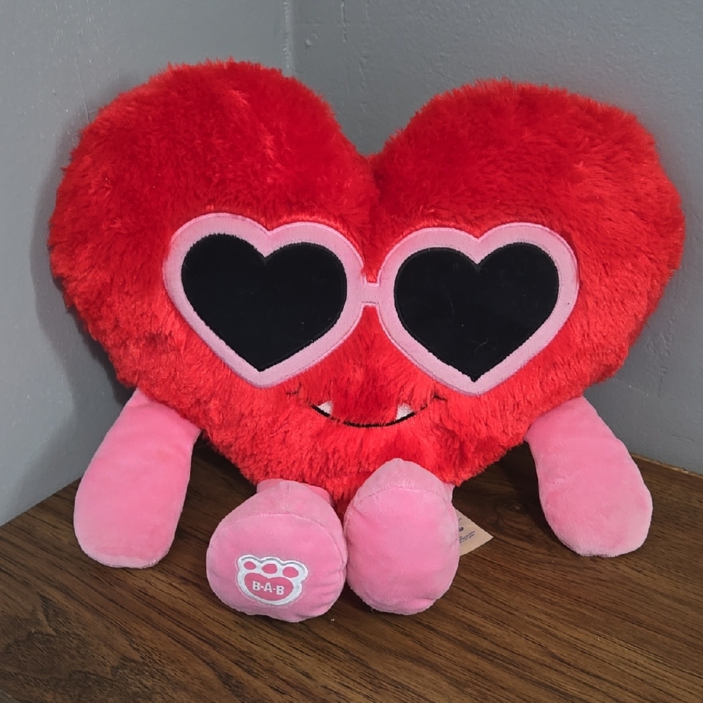 Heart Plush with Sunglasses by Build-a-Bear